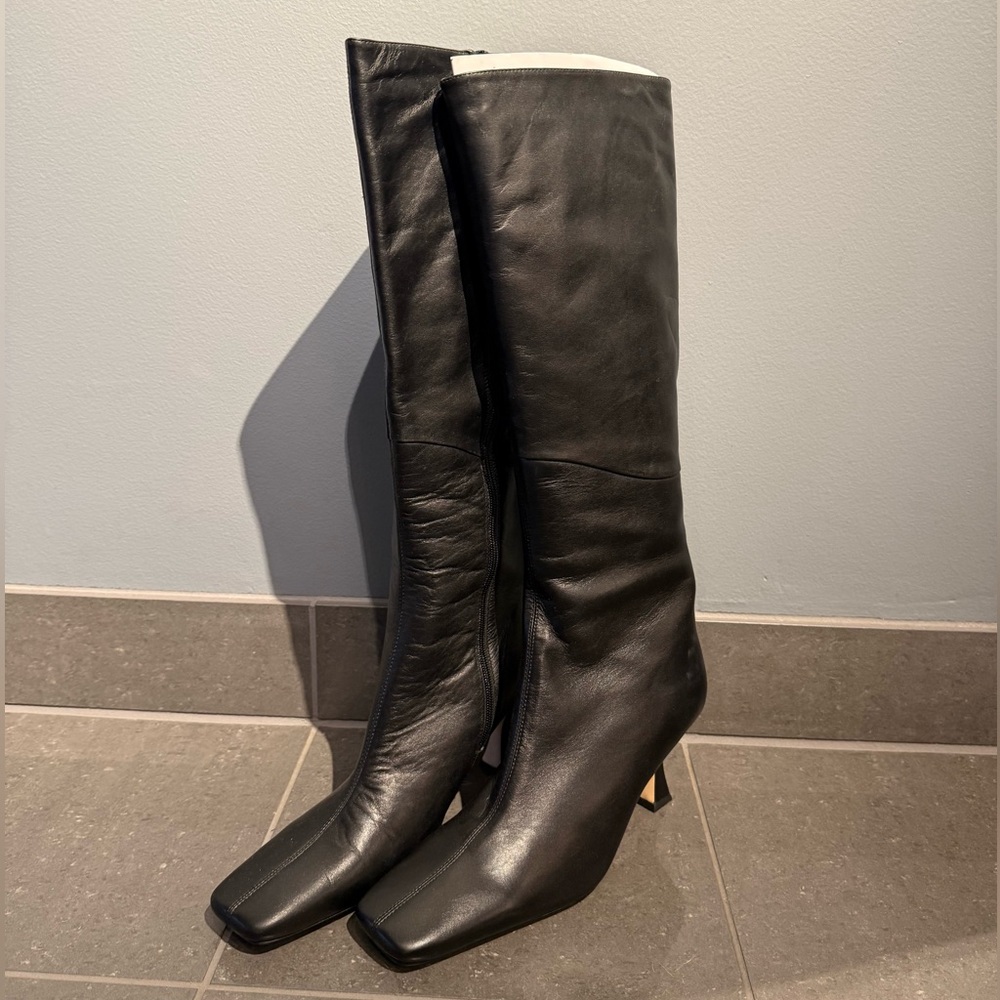 Tony Bianco Fantasy Heeled Boot - Black Venice